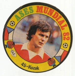 045 JAN KOZAK # TSCHECHOSLOWAKEI WM 82 KARTEN ASS Mundial 82 REYAUCA - Bild 1 von 1