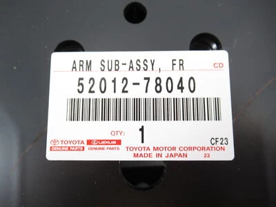 Soporte de montaje de parachoques delantero derecho para conductor Toyota Lexus 52012-78040 original OEM Foto 1 de 4