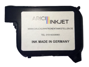 Wiederbefüllte HP 45si Solvent BLACK Patrone TIJ 2.5 für Bluhm Drucker - Bild 1 von 3