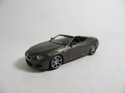 Minichamps 1:87 2015 BMW M6 Cabrio Matt Grigio Metallizzato Modello Finitto - Immagine 1 di 4