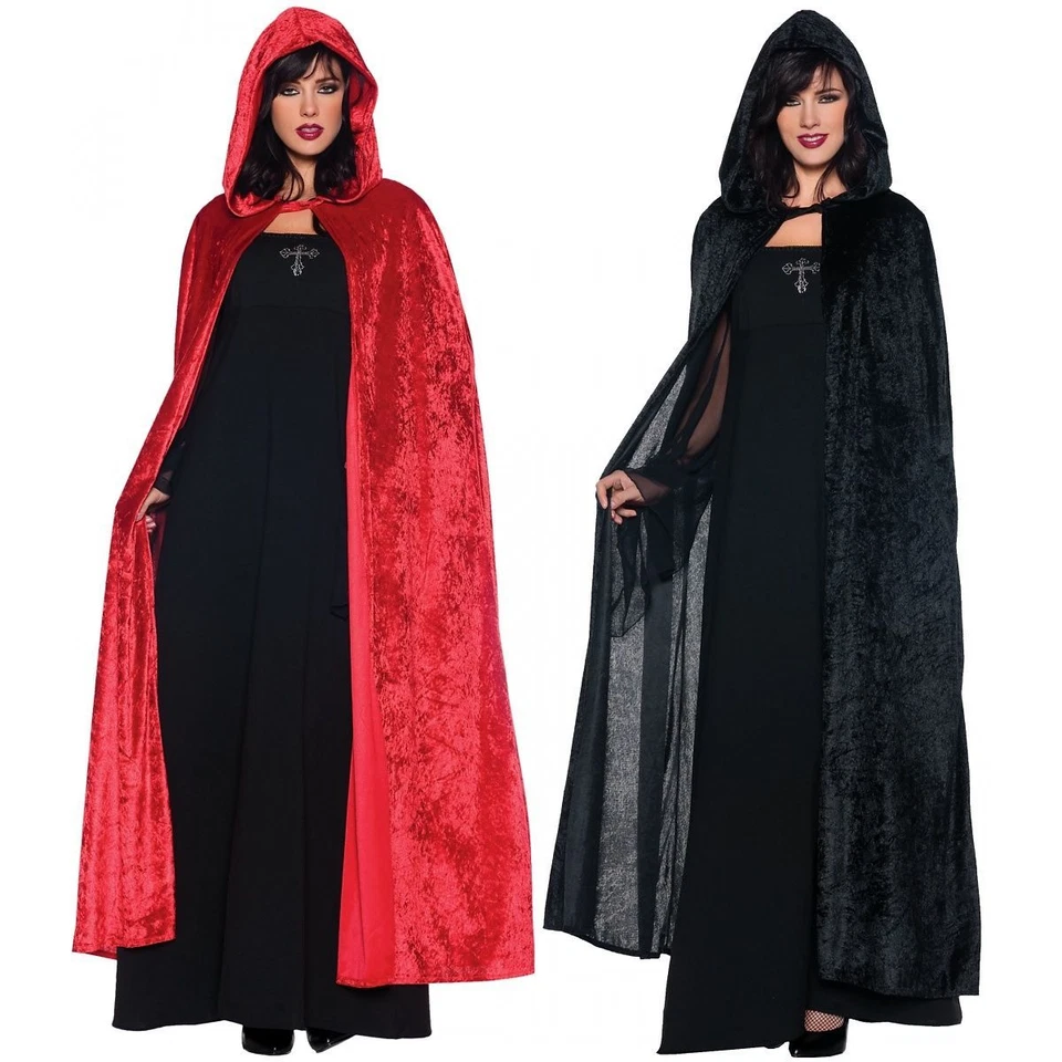 Underwraps 55" Capa Capucha Capa Renacimiento Medieval Adulto Halloween Disfraz  Foto 1 de 1