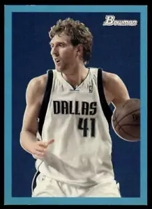 2009-10 Bowman 48 #16 Dirk Nowitzki BASKETBALL Dallas Mavericks - Picture 1 of 2