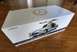 Limited 149 1/12 Schuco Brown Interior Mercedes Benz 300SL GullWing Silver AU### - Picture 1 of 15