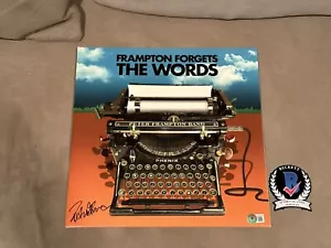 Peter Frampton signiert Forgets the Words Album Vinyl Schallplatte Beckett BAS - Bild 1 von 4