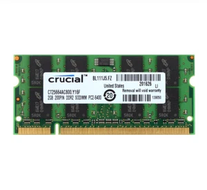 Laptop RAM 2GB 2 G PC2-6400 DDR2 800Mhz 200pin SoDimm Memory For Notebook PC6400 - Picture 1 of 6