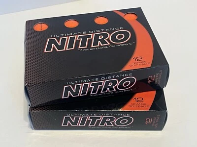 Pelotas de golf Nitro Ultimate Distance (24 pelotas) naranja Foto 1 de 2