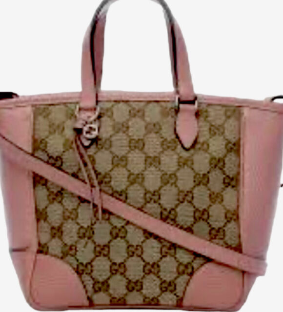 Gucci Monogram Medium Bree Zippered Tote Beige Dark Cipria