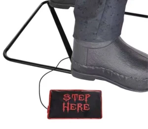 Home Accents Holiday Halloween "Step Here" Pad Animatronic Activator Home Depot - Picture 1 of 2