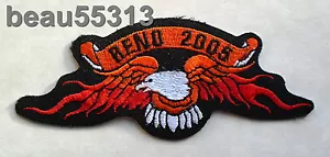 ⭐RENO NEVADA 2005 BIKEFEST BIKER RALLY VEST JACKET SHIRT EAGLE PATCH - Picture 1 of 1
