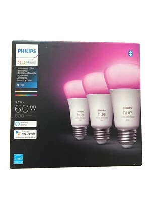 Philips 562785 Ambiance A19 Bluetooth LED Smart Bulb, Multicolor - 3 Piece - Image 1 of 3