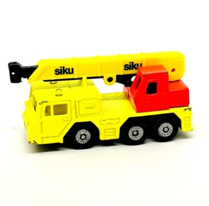 Siku 2914 Faun 6 wheel Mobile Crane in neon yellow & orange, nmint! - Picture 1 of 4