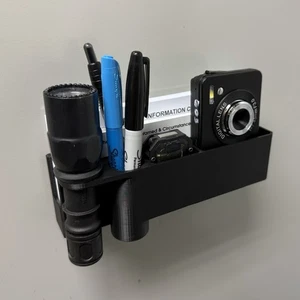 Magnetischer Streifenwagen Organizer - Telefon, Taschenlampe, FI Karte - Polizei Dienst Ausrüstung - Bild 1 von 4