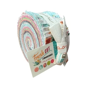 Moda Fresh Cut BASICGREY Jelly Roll - 30390 JR - 40 2.5” Fabric Strips - RARE - Picture 1 of 4