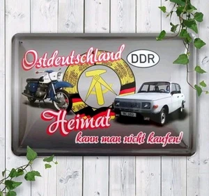 Insegna Decorativa "Germania Est Patria Non Si Compra" 20x30 Cm - Foto 1 di 6