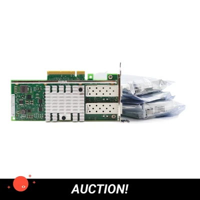 4x Intel/Dell X520-DA2 Dual Port 10GB SFP+ 0942V6 Card PCIe Module - Bild 1 von 4
