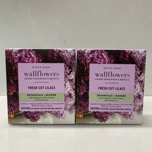 2 Twin Pack Bath & Body Works Fresh Cut Lilacs Wallflowers Fragrance Refill Bulb - Picture 1 of 3