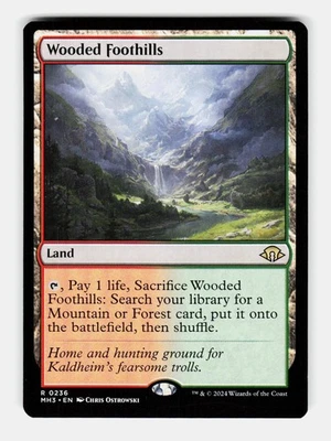MTG: Wooded Foothills | Modern Horizons 3 236 NM - Image 1 of 2