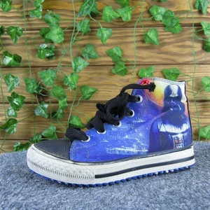 SKECHERS Jungen Sneaker Star Wars Gr. T 11 mittelblau Stoff Schnürer - Bild 1 von 6