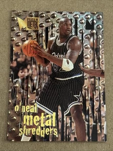 1996-97 Fleer Metal - Metal Shredders Shaquille O'Neal #143 Magic HOF NM - Picture 1 of 2