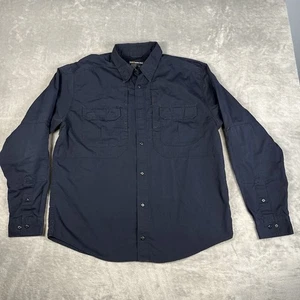 R-5.11 Tactical Series Hemd Herren XLT Tall Navy Knopfleiste Kragen Workwear *LESEN* - Bild 1 von 11