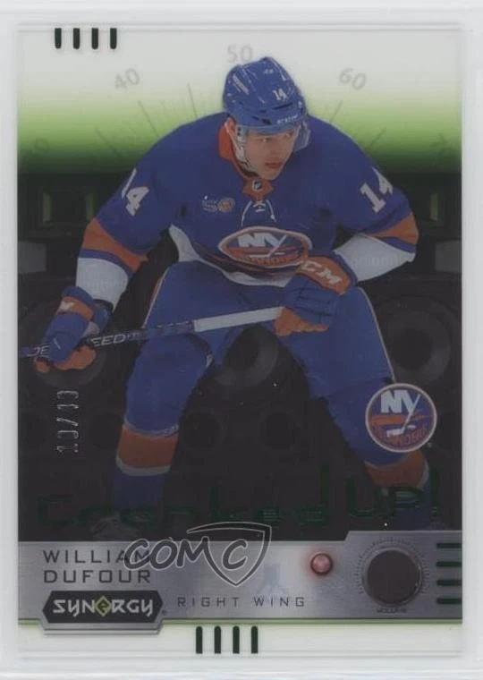 2023-24 Upper Deck Synergy Cranked Up Green /49 William Dufour #CR-WD Rookie RC - Image 1 of 2