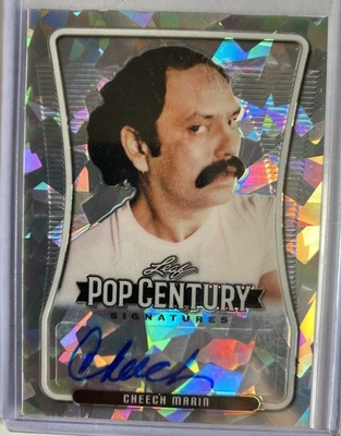 2020 Leaf Pop Century Cheech Marin & Tommy Chong Auto. Cards (#ED 26/35 & 23/35) - Image 1 of 4