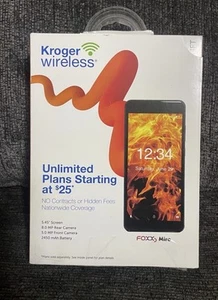 Kroger Wireless Foxxd Miro 5.5in Android Smartphone W/ Sim Card - Picture 1 of 5