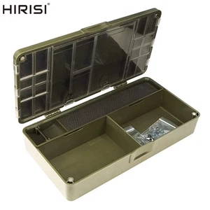 Hirisi Carp Fishing Organizer Box, Portable Tackle Storage w/ Magnetic Compartme - Picture 1 of 6