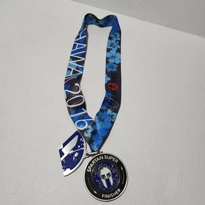 2016 Spartan Race Finisher Super Medal & Wedge - Picture 1 of 9