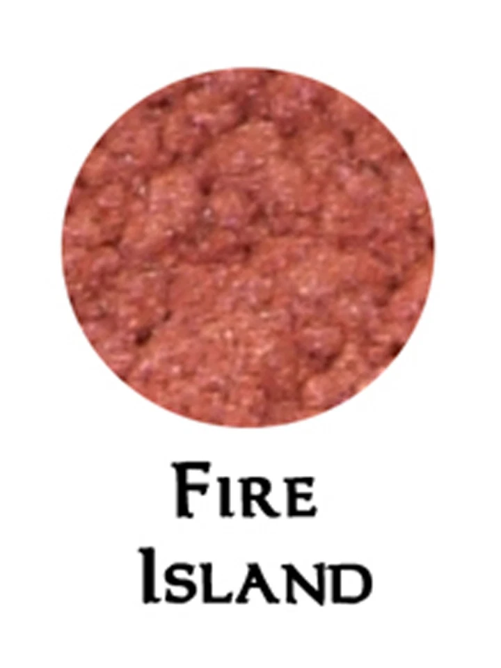 PURE ESSENTIAL MINERALS BARE EYES SHADOW -  FIRE ISLAND 10g jar/ 2 g minerals - Image 1 of 1