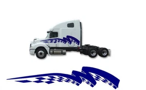 NEW COLORS SEMI #8 DECAL VINYL GRAPHIC AUTO VAN VEHICLE TRAILER TRUCK SUV - Picture 1 of 2