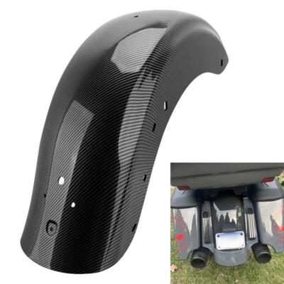 Carbon Fiber Rear Fender For Harley Touring Electra Street Road Glide 2009-2023 Foto 1 de 4