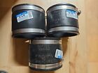 Lot Of 3 Fernco 1056-44 - 4" X 4" Flexible Pipe Connector Coupling-4" Drain Pipe