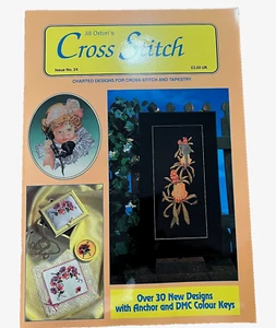 Jill Oxton's Cross Stitch Issue 24 1995-30 New Designs +Anchor & DMC Colour Keys - Picture 1 of 6