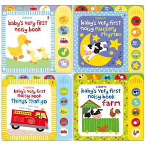 Baby's Very First Noisy Collection 4 Books Set By Fiona Watt & Stella Baggott - Picture 1 of 5
