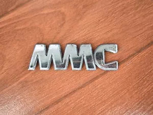 MMC emblem Badge fit Mitsubishi Galant Lancer Pajero Mirage 83X25mm P/N MB594684 - Picture 1 of 11