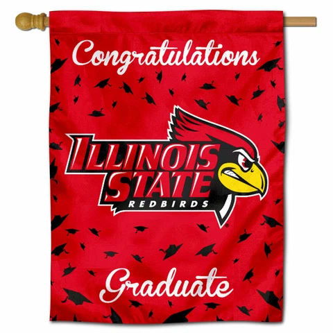 Illinois State University College Graduation Gift Decorative Flag Cover