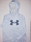 Under Armor Women's Size Xl Cold Gear Hoodie Pullover Light Blue