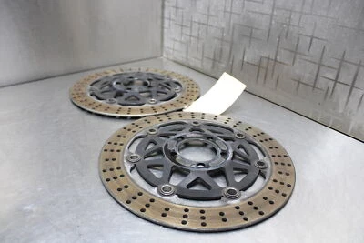 96-02 Kawasaki Ninja ZX600E Front Brake Rotors Disks - Image 1 of 3