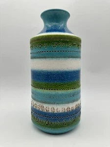 Vintage Italian Pottery Vase Bitossi For Rosenthal Netter By Aldo Londi 11” Tall - Picture 1 of 17