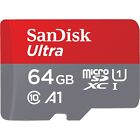 Sandisk 64Gb/128Gb Ultra Microsd Uhs-I C10 Memory Card