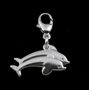 Georg Jensen Sterling Silver Dolphin Charm - Arno Malinowski - Picture 1 of 2