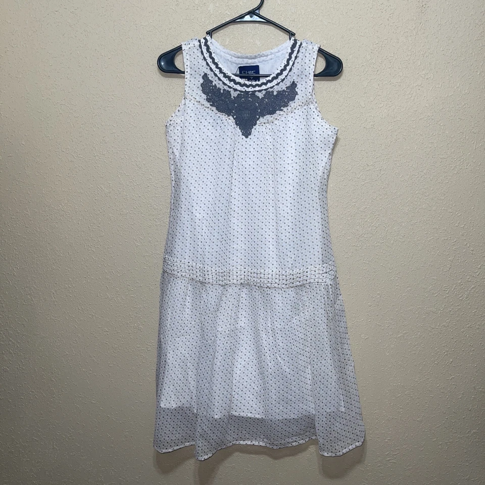 Vestido Chic By Tantra VESTIDO LUNARES BLANCO TALLA M NUEVO Foto 1 de 4