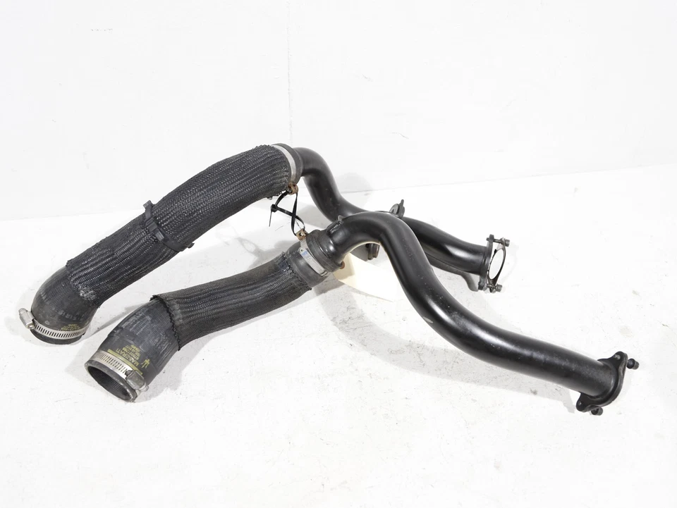17-20 MASERATI LEVANTE INTERCOOLER LADO DERECHO IZQUIERDO 2 PIEZAS MANGUERA ENTRADA AIRE TUBO OEM Foto 1 de 4