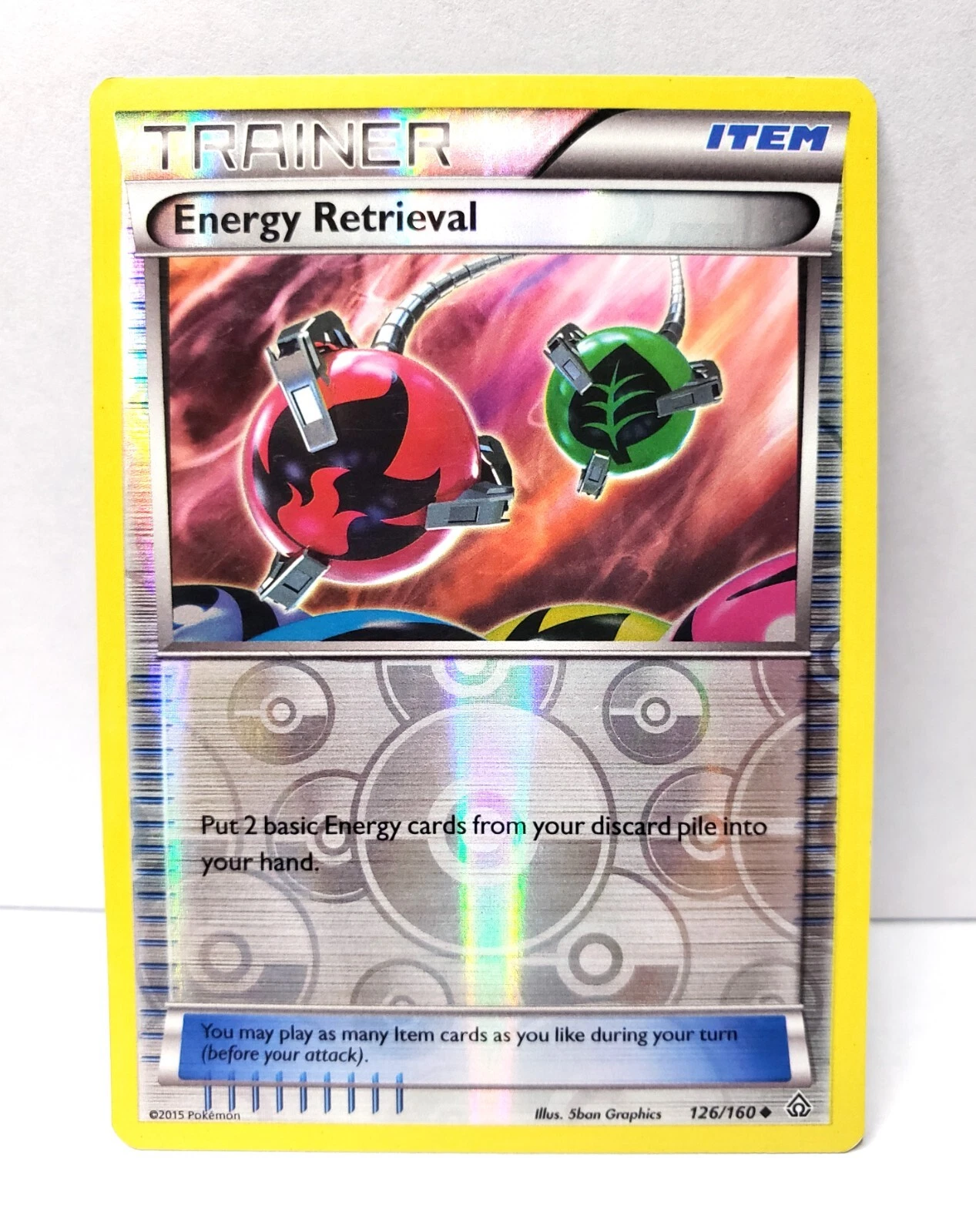 Pokémon TCG - Energy Retrieval - 126/160 - Reverse Holo - XY Primal Clash - LP
