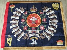 The Royal Irish Fusiliers 1st battalion Regimental colours flag