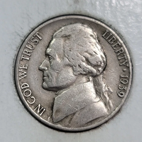 1939 D Denver Jefferson Nickel  6161 Cover