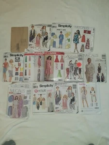 Lot Of 13 Vintage Garment Designs McCall Simplicity Avantgaurd Burda 2 hours 2Hr - Picture 1 of 6