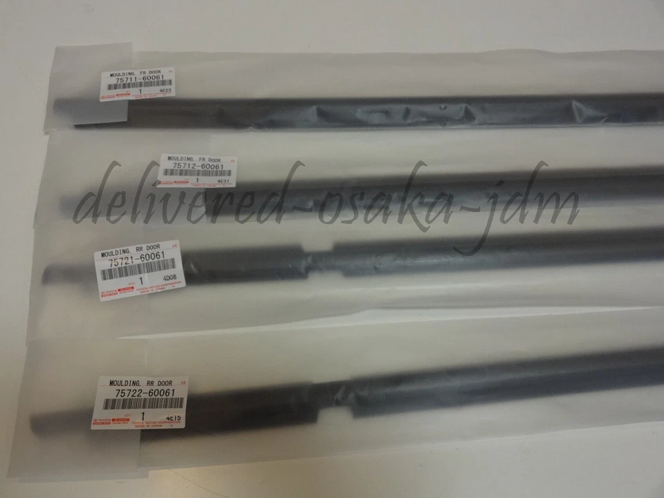 Genuine Toyota Land Cruiser Prado Lexus GX470 Front Rear Door Belt Moulding JDM Foto 1 de 4