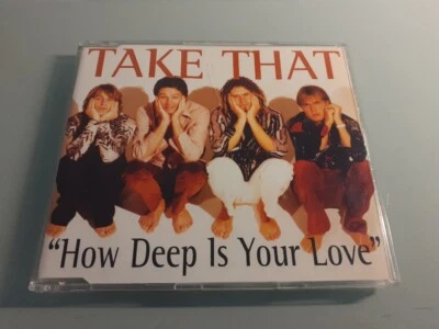 Maxi Single CD - TT * TAKE THAT * HOW DEEP IS YOUR LOVE * gebraucht wie NEU - Bild 1 von 2